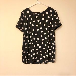 Ann Taylor Polka Dot Blouse